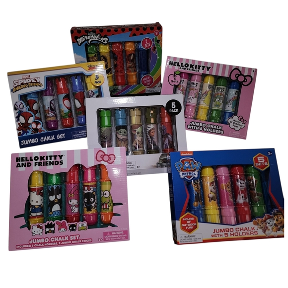 Hello Kitty | Toys | Hello Kitty And Friends Jumbo Chalk Set Pink And ...